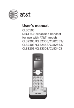 User’s manual