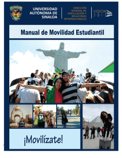 MANUAL DE MOVILIDAD ESTUDIANTIL  UAS 1