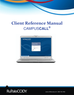 Client Reference Manual CALL