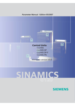 SINAMICS G120 s Control Units