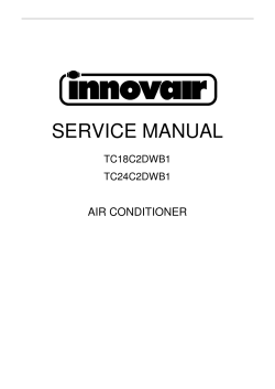 SERVICE MANUAL AIR CONDITIONER TC18C2DWB1