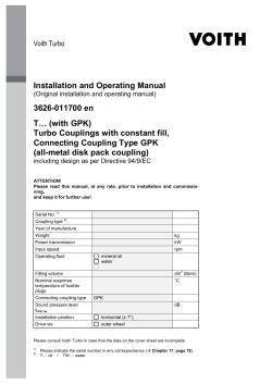 Installation and Operating Manual 3626-011700 en T… (with GPK)