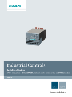 Industrial Controls Switching Devices