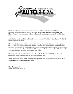 This Service &amp; Information Manual contains material that is vital... 2014-Model Nashville International Auto