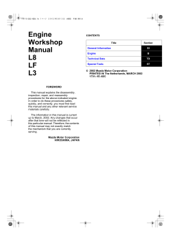 Engine Workshop Manual L8