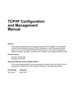 TCP/IP Configuration and Management Manual ™