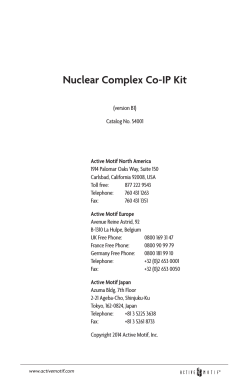 Nuclear Complex Co-IP Kit