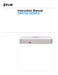 Instruction Manual DNR100 SERIES