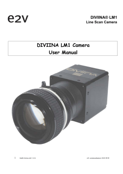 DIVIINA LM1 Camera User Manual  DIVIINA® LM1