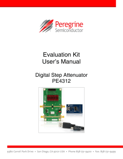 Evaluation Kit User’s Manual  Digital Step Attenuator