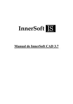 Manual de InnerSoft CAD 3.7