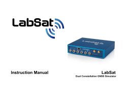 LabSat Dual Constellation GNSS Simulator