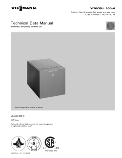Technical Data Manual V VI I