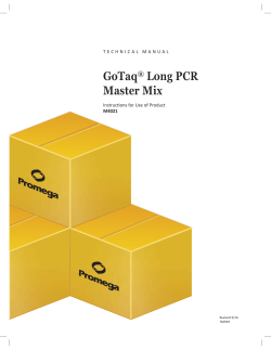 GoTaq Long PCR Master Mix ®