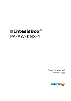 IntesisBox  PA-AW-KNX-1 ®