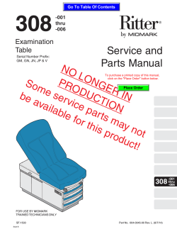 308 Service and Parts Manual NO LONGER IN