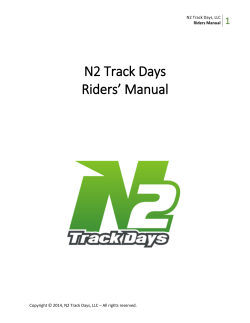N2 Track Days Riders’ Manual 1