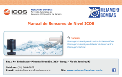 Manual de Sensores de Nível ICOS