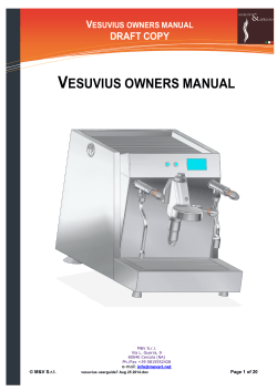 V  ESUVIUS OWNERS MANUAL Information Technology Solutions