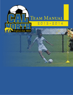 Team Manual 2013-2014