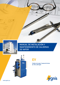 EV Manual de instalación y ManteniMiento de calderas de vapor