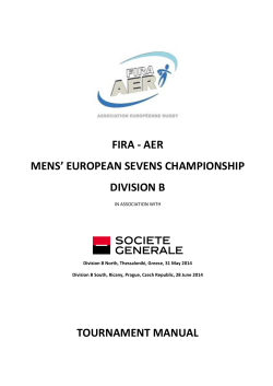 FIRA - AER MENS’ EUROPEAN SEVENS CHAMPIONSHIP DIVISION B