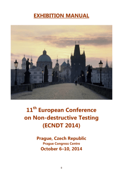 11 European Conference on Non-destructive Testing (ECNDT 2014)