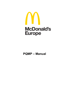 PQMP – Manual