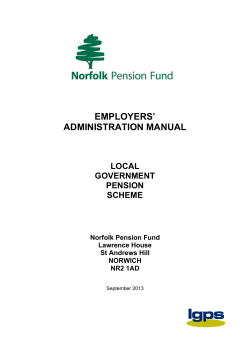 EMPLOYERS’ ADMINISTRATION MANUAL  LOCAL