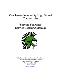 Oak Lawn Community High School District 229  “Serving Spartans”