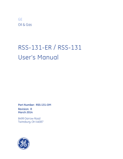 g  RSS-131-ER / RSS-131 User’s Manual