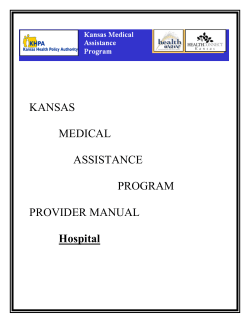 KANSAS MEDICAL ASSISTANCE