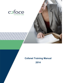 Cofanet Training Manual 2014