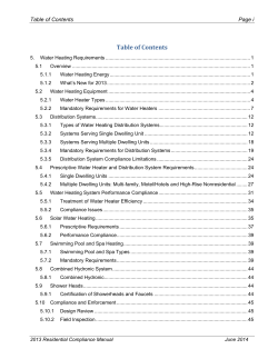 Table of Contents  Table of Contents Page i