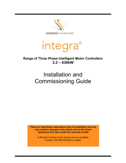 Installation and Commissioning Guide – 630kW