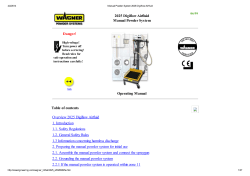 2025 Digiflow Airfluid Manual Powder System  Operating Manual