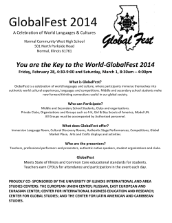 GlobalFest 2014 You are the Key to the World-GlobalFest 2014