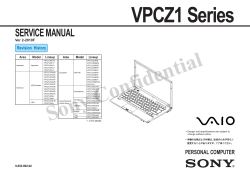 VPCZ1 Series SERVICE MANUAL