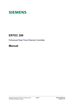 RTEC 200 E Manual