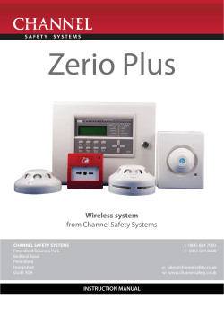 Zerio Plus Wireless system from Channel Safety Systems