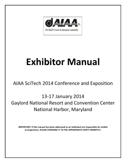 Exhibitor Manual
