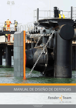 MANUAL DE DISEÑO DE DEFENSAS © FenderTeam AG 2014 ES-A4-2014-03-LR