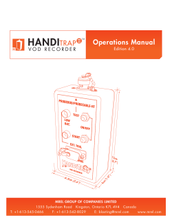 Operations Manual Edition 4.0