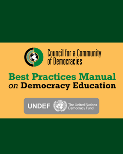 Best Practices Manual  on