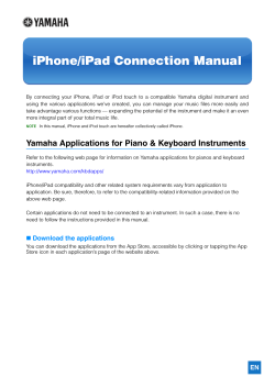 iPhone/iPad Connection Manual