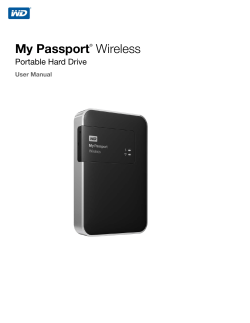 My Passport Wireless Portable Hard Drive User Manual