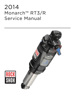 2014 Monarch™ RT3/R Service Manual