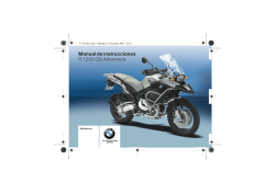 Manual de instrucciones R 1200 GS Adventure BMW Motorrad