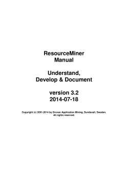 ResourceMiner Manual Understand,