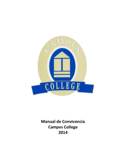Manual de Convivencia Campvs College 2014